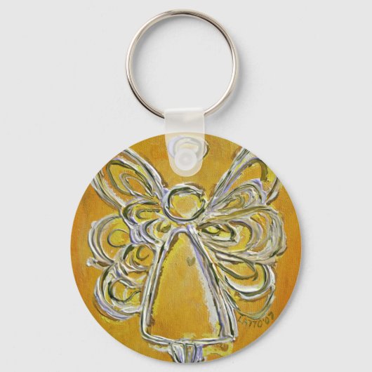 Yellow Angel Sleutelhanger (Voorkant)