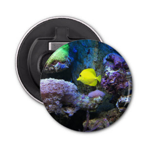 Yellow Angelfish Button Flesopener