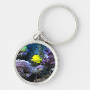 Yellow Angelfish Sleutelhanger