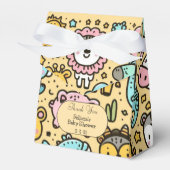 Yellow Animals Doddles Bedankt Bedankdoosjes (Voorkant Zijde)