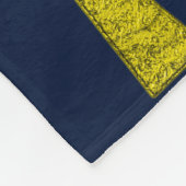 Yellow Ankh Fleece Deken (Hoek)