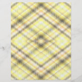 Yellow Argyle Bulk Scrapbook Paper Pages Flyer (Achterkant)