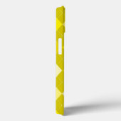 Yellow argyle patroon Case-Mate iPhone case (Achterkant / Rechts)