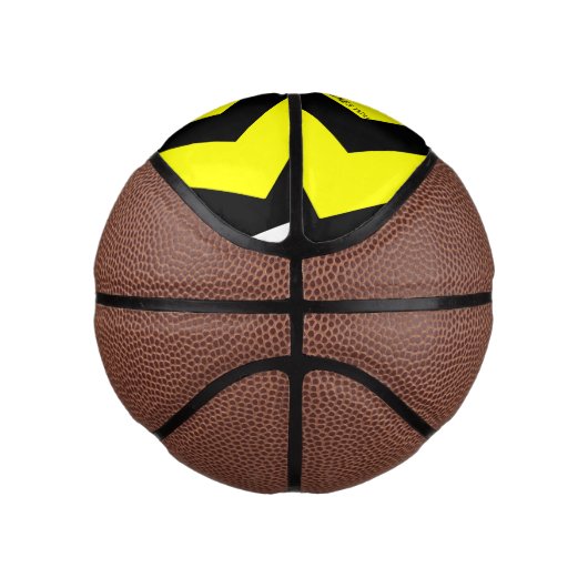 Yellow Arrow Basketball Basketbal (Rechts)