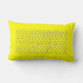 Yellow ASL American Sign Language Pillow Kussen (Achterkant)