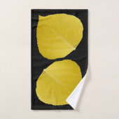Yellow Aspen Leaf #5 Bad Handdoek (Handdoek)