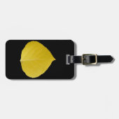 Yellow Aspen Leaf #5 Bagagelabel (Voorkant horizontaal)