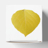 Yellow Aspen Leaf #5 Bedankdoosjes (Bovenkant)