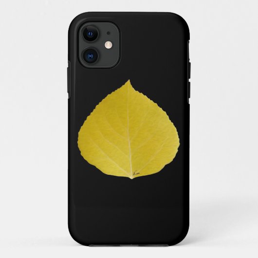 Yellow Aspen Leaf #5 Case-Mate iPhone Case (Achterkant)