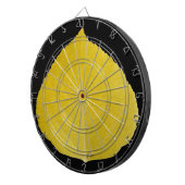 Yellow Aspen Leaf #5 Dartbord (Voorkant Rechts)