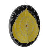 Yellow Aspen Leaf #5 Dartbord (Voorkant Links)