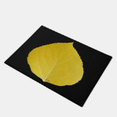 Yellow Aspen Leaf #5 Deurmat (Schuin)