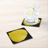 Yellow Aspen Leaf #5 Kartonnen Onderzetters (Insitu)