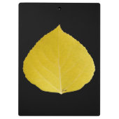 Yellow Aspen Leaf #5 Klembord (Achterkant)
