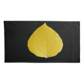Yellow Aspen Leaf #5 Kussensloop (Achterkant-Rechts)