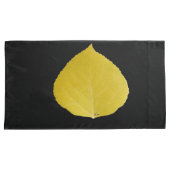 Yellow Aspen Leaf #5 Kussensloop (Voorkant-Rechts)