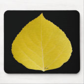 Yellow Aspen Leaf #5 Muismat (Voorkant)