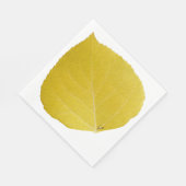 Yellow Aspen Leaf #5 Servet (Hoek)