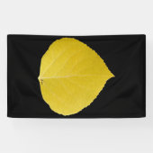 Yellow Aspen Leaf #5 Spandoek (Horizontaal)