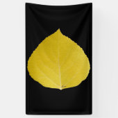 Yellow Aspen Leaf #5 Spandoek (Verticaal)