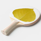 Yellow Aspen Leaf #5 Tafeltennisbatje (Voorkant Gekanteld)