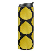 Yellow Aspen Leaf #5 Thermosbeker (Gedraaid links)