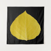 Yellow Aspen Leaf #5 Wandkleed (Voorkant)