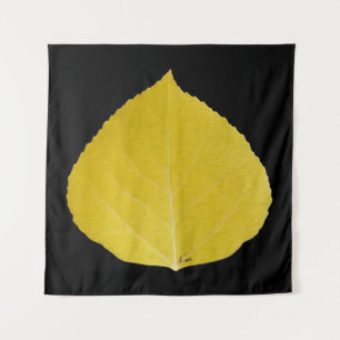 Yellow Aspen Leaf #5 Wandkleed
