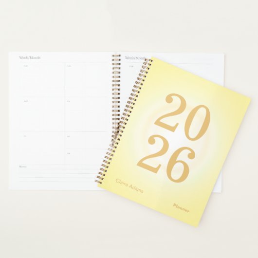Yellow Aura Big Year Planner (Display)