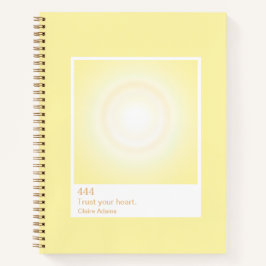 Yellow Aura Swatch Angel Number Notebook Notitieboek