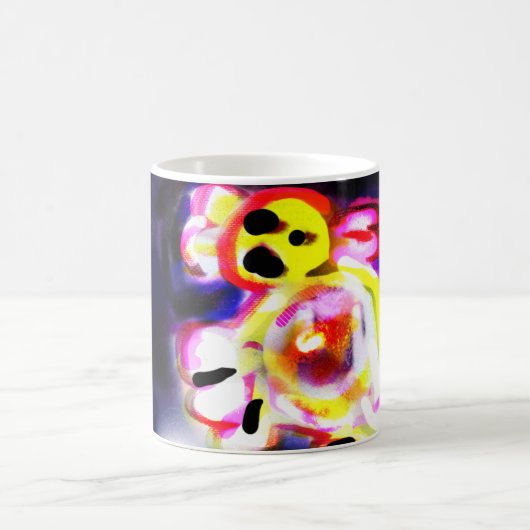 Yellow axolotl fun  koffiemok (Center)