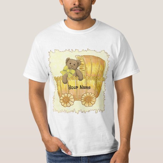 Yellow Baby Buggy   T-shirt (Voorkant)