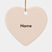 Yellow Baby Elephant ornament (Achterkant)