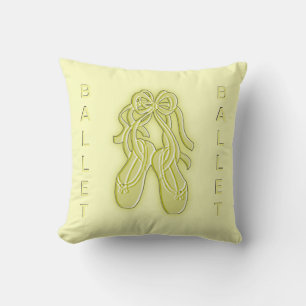 Yellow Ballet Slippers American Mojo Pillow Kussen