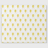 Yellow balloon Gift Wrapping Paper - Cadeaupapier (Vlak)