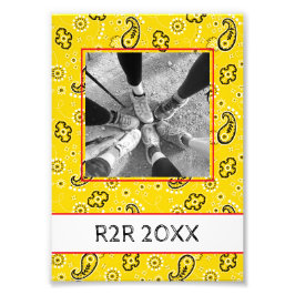 Yellow Bandana Adventure Foto Leuk Afdruk