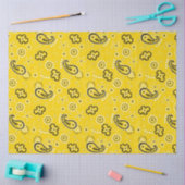 Yellow Bandana Modern Cowboy Cowgirl Fun Tissuepapier (Craft)