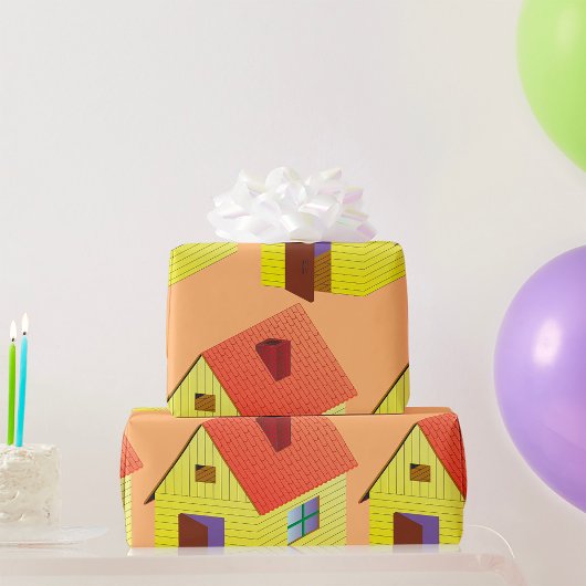 Yellow Barn House Cadeaupapier