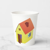 Yellow Barn House Papieren Bekers (Voorkant)