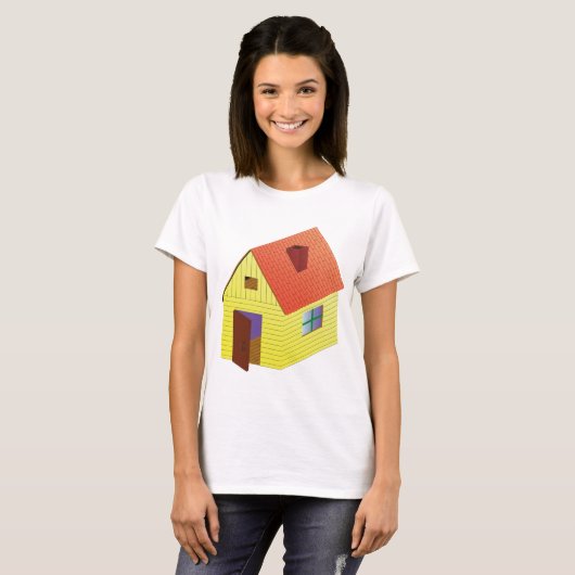 Yellow Barn House T-shirt (Voorkant volledig)