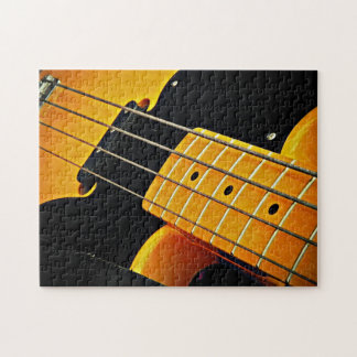 Yellow Bass Guitar Legpuzzel