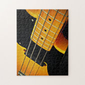 Yellow Bass Guitar Legpuzzel (Verticaal)