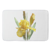Yellow Bearded Iris Flower Botanical Design Badmat (Voorkant)