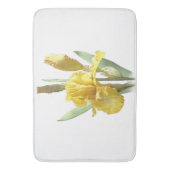 Yellow Bearded Iris Flower Botanical Design Badmat (Voorkant Verticaal)