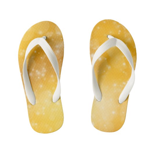 Yellow Beauty Kinder Teenslippers (Voetbed)
