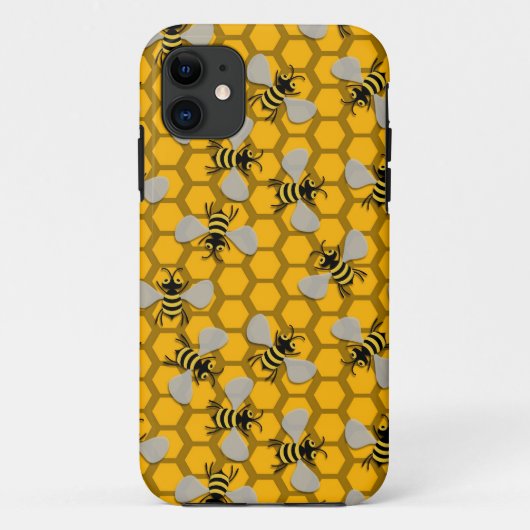 Yellow bees Case-Mate iPhone case (Achterkant)