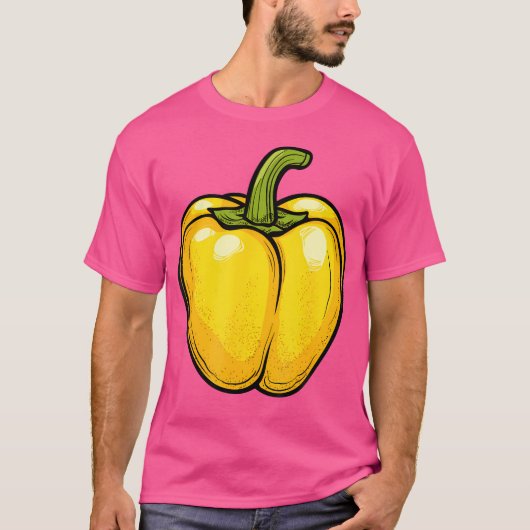 Yellow Bell Pepper T-shirt (Voorkant)