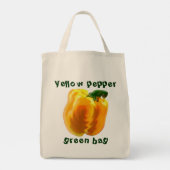 Yellow Bell Pepper Tote Bag (Achterkant)