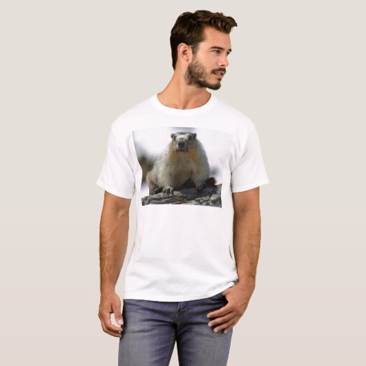 Yellow Bellied Marmot T-shirt (Voorkant volledig)