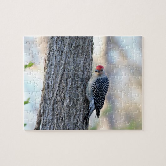 Yellow Bellied Woodpecker Puzzle Legpuzzel (Horizontaal)